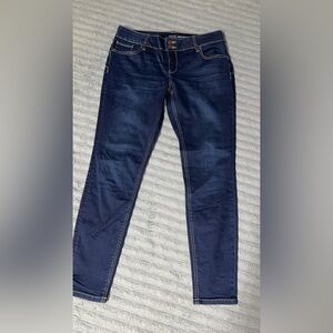 New York & Company Women's Navy Skinny Jeans